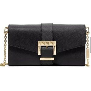 MICHAEL KORS Penelope Medium Leather Clutch